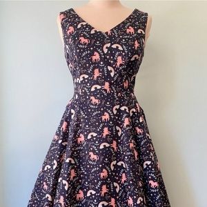 Eva Rose Unicorn and Rainbows Dress